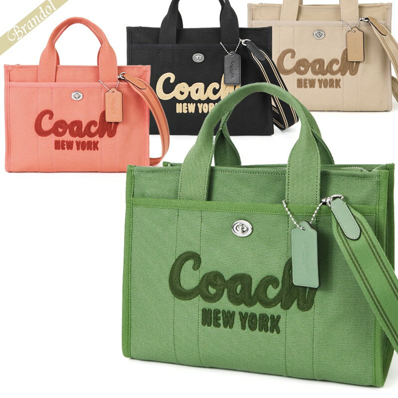 コーチ COACH レディース ショルダーバッグ ロゴ カーゴ 2way ミニ トートバッグ ［ブラック/ベージュ/ピンク/グリーン］ CP158 | コンビニ受取 ブランド