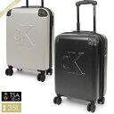 カルバンクライン Calvin Klein キャリーケース Lina Hard-Side Collection 35L TSAロック対応 縦型 Sサイズ [ブラ...