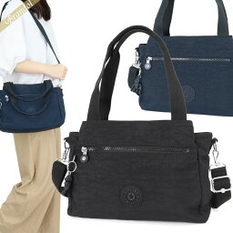 キプリング キプリング Kipling レディース ショルダーバッグ ELYSIA エリーシア 2way バッグ ［ブラック/ネイビー］ K43791 | コンビニ受取 ブランド