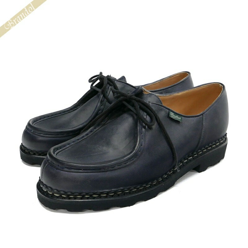 《クーポンで2000円OFF_28日11時迄》パラブーツ Paraboot メンズ ビジネスシューズ 本革 ミカエル ネイビー ［24.5cm / 25.0cm / 25.5cm / 26.0cm / 26.5cm / 27.0cm / 27.5cm / 28.0cm / 28.5cm］ 715610