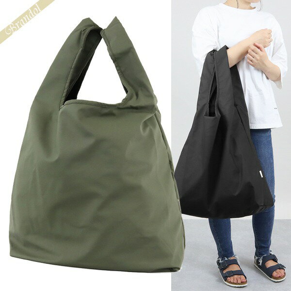 《最大2000円クーポン配布中_23日2時迄》レインズ RAINS メンズ・レディース エコバッグ Market Bag Totes 折りたたみ マーケットバッグ［ブラック/オリーブ］ 1380 | コンビニ受取 ブランド