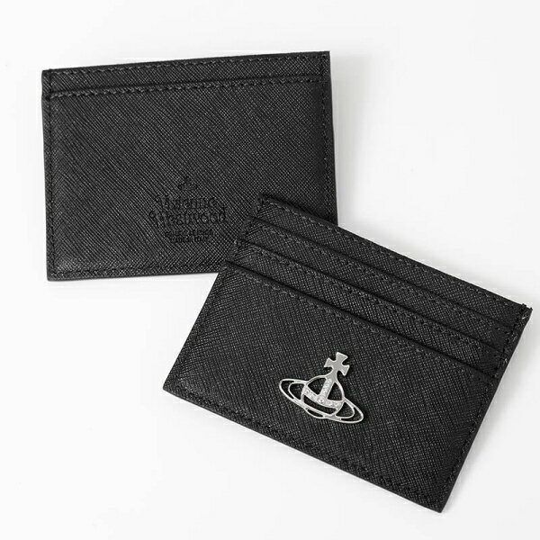Vivian Westwood - ヴィヴィアンウエストウッド Vivienne Westwood カードケース レディース オーブ レザー ブラック 51120004 L001N N402 | ブランド