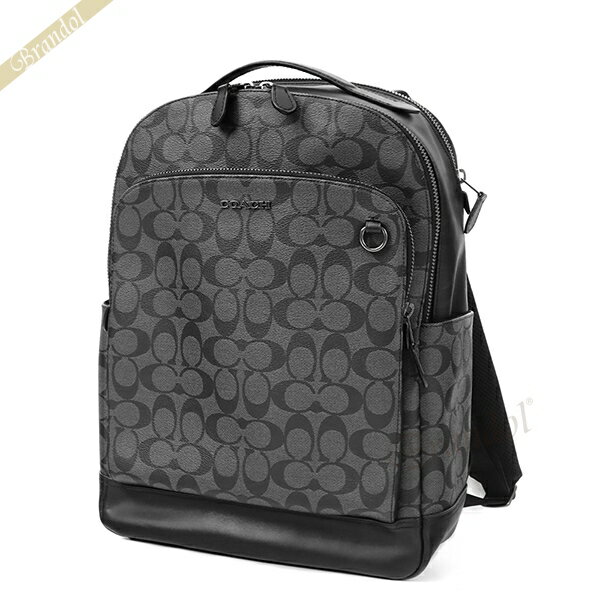 コーチ リュックサック COACH メンズ シグネチャー ボックス バックパック ブラック系 89942 QBMI5 | コーチアウトレット ブランドのサムネイル