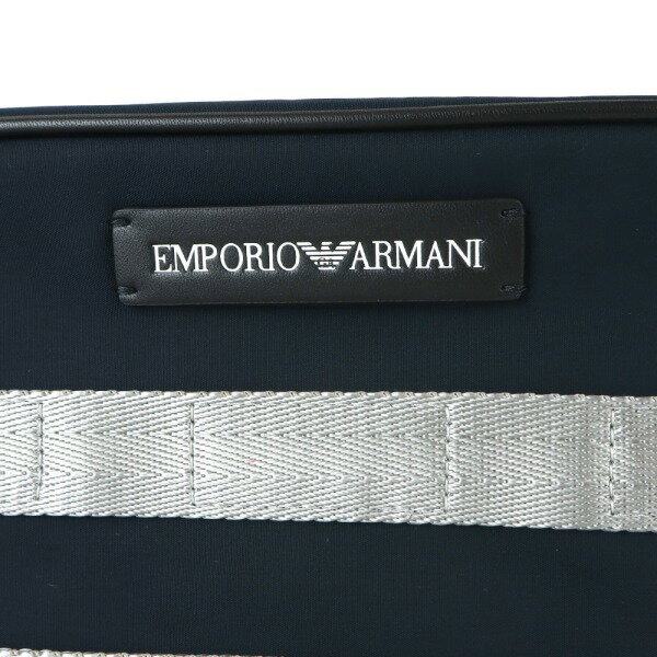 【楽天市場】EMPORIO ARMANI エンポリオアルマーニ ショルダーバッグ バイカラー カメラバッグ ネイビー×シルバー Y4M384