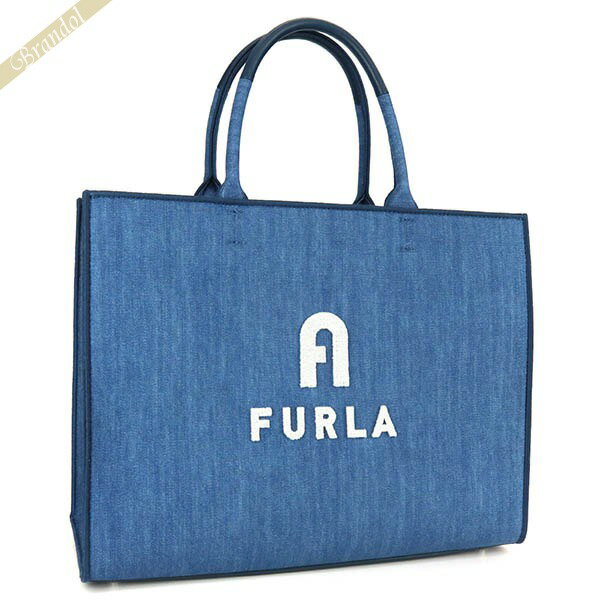 FURLA フルラ トートバッグ OPPORTUNITY デニムトート ブルー WB00255 BX1542 2157S