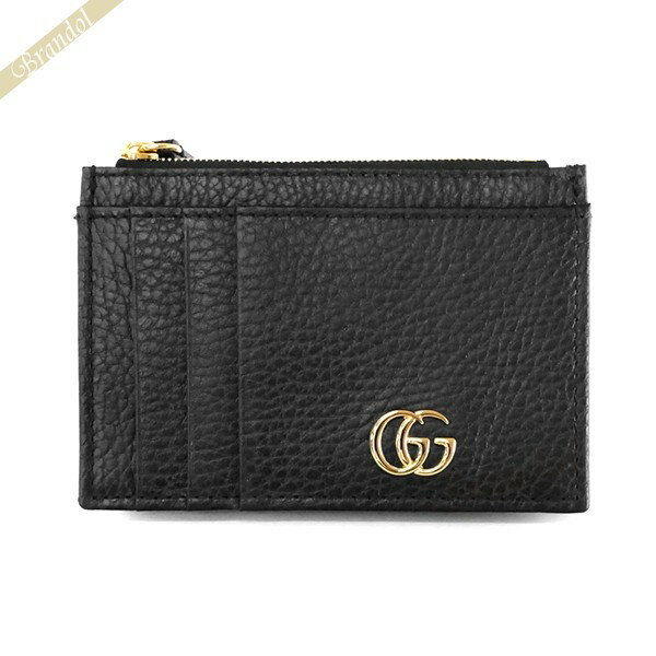 グッチ 小銭入れ GUCCI レディース GGマーモント レザー カードケース コインケース ブラック 574804 CAO0G 1000 | ブランド