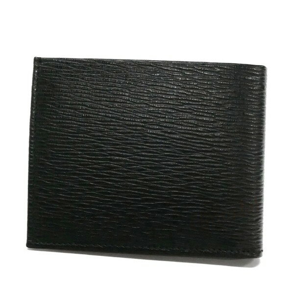 フェラガモ 二つ折財布 Ferragamo メンズ ダブルガンチーニ レザー ブラック×レッド 66 A065 0685986 | ブランド