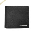 《クーポン配布中_29日17:59迄》バーバリー 二つ折財布 BURBERRY メンズ グレイニーレザー ウォレット ブラック 8014656 【2020年春夏新作】 | ブランド