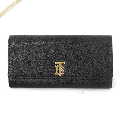 《P5倍&最大4500円クーポン_9日11:59迄》バーバリー 長財布 BURBERRY レディース HALTON TBロゴ レザー ブラック 8018938 | ブランド