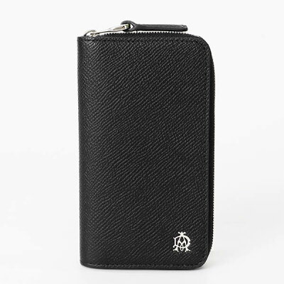 《最大4000円クーポン_6/11 23:59まで》ダンヒル キーケース dunhill ラウンドファスナータイプ レザー ブラック 19F22Z2CA 001 | ブランド