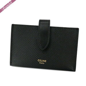 セリーヌ カードケース CELINE メンズ レザー アコーディオン カードホルダー 名刺入れ ブラック 10B69 3BFP 38NO | ブランド