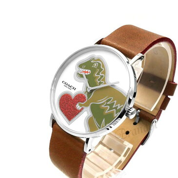 コーチ COACH レディース腕時計 Perry ペリー レキシー ハート 36mm ホワイト×ブラウン 14503514 アウトレット | ブランド