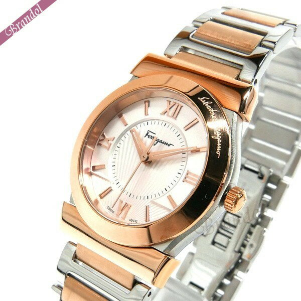 《最大3500円クーポン_16日1:59まで》フェラガモ 腕時計 Ferragamo レディース Vega ベガ 32mm シルバー×ピンクゴールド FIQ030016 | ブランドのサムネイル