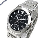 《最大1500円クーポン_28日1:59迄》フェラガモ 腕時計 Ferragamo メンズ F-80 クロノグラフ 44m ブラック×シルバー FIJ050017 | ブランド