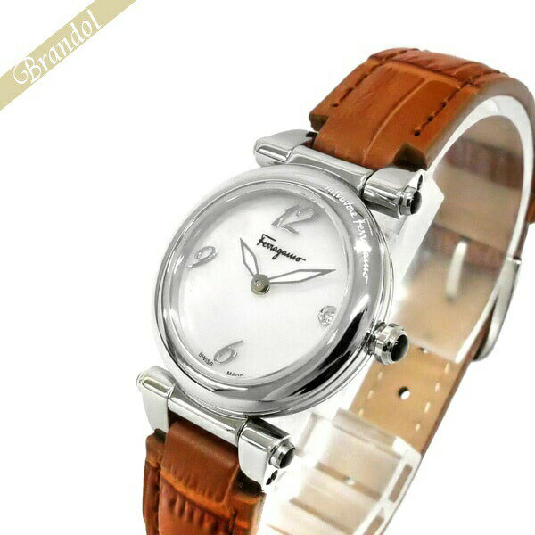 フェラガモ 腕時計 Ferragamo レディース IDILLIO 25mm パールホワイト×ブラウン SFEY00119 | ブランド