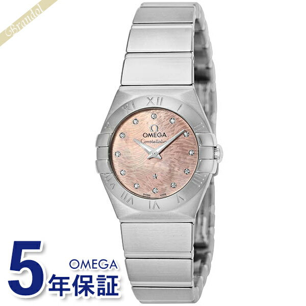 《ポイント5倍_20日23:59迄》オメガ 腕時計 OMEGA レディース OMEGA Constellation コンステレーション 24mm ピンクパール シルバー 123.10.24.60.57.002 | ブランド