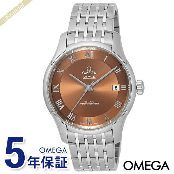 オメガ デ・ビル 腕時計（メンズ） オメガ 腕時計 メンズ OMEGA デ・ヴィル アワービジョン 41mm 自動巻き ブラウン シルバー 433.10.41.21.10.001 | ブランド