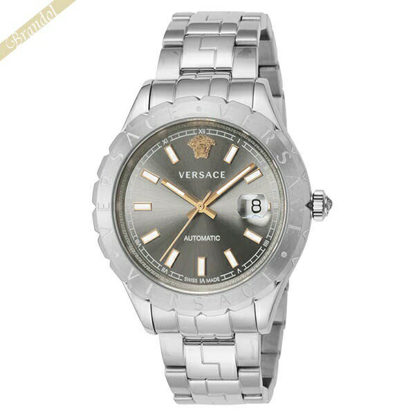 ヴェルサーチェ 腕時計（メンズ） ヴェルサーチェ 腕時計 VERSACE メンズ HELLENYIUM 42mm 自動巻き グレー×シルバー VEZI00119 | ブランド