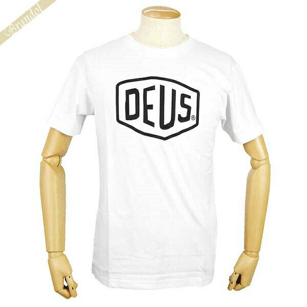 《クーポン配布中_18日23:59迄》デウス・エクス・マキナ Tシャツ Deus Ex Machina メンズ 半袖 ロゴ S/M/L ホワイト T-DMW41808E WHITE | ブランド