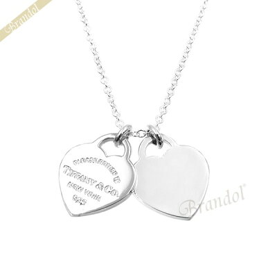 《全品P5倍&クーポン配布_1日23:59まで》ティファニー ネックレス Tiffany レディース リターン トゥ ティファニー Tiffany ダブル ハートペンダント シルバー 22309307 | ブランド
