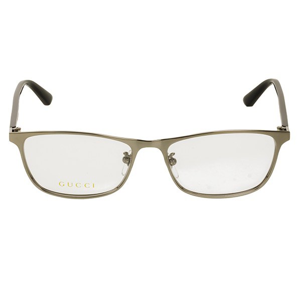 楽天市場 期間限定p5倍 15日23 59迄 グッチ メガネフレーム Gucci メンズ ウェリントン型 コンビフレーム シルバー系 ブラック Gg0133oj 002 ブランド Azurebrandol