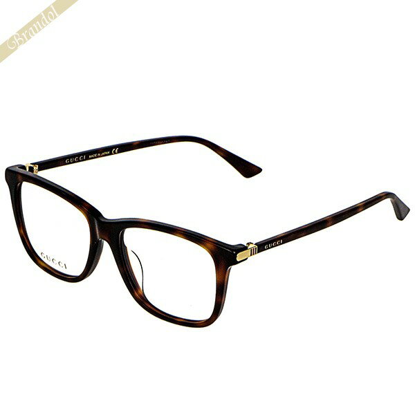 楽天市場 最大750円クーポン 28日23 59迄 グッチ メガネフレーム Gucci メンズ ウェリントン型 セルフレーム アジアンフィットモデル ブラウン系 Gg0018oa 002 ブランド Azurebrandol