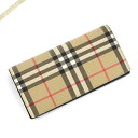 バーバリー 《最大4000円クーポン_6日23:59迄》バーバリー 長財布 BURBERRY 財布 メンズ ヴィンテージチェック ベージュ系 8049604 | ブランド