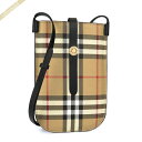 《最大4000円クーポン_6日23:59迄》バーバリー ショルダーバッグ BURBERRY レディース メンズ ヴィンテージチェック スマホショルダー ベージュ系 8065482 | ブランド