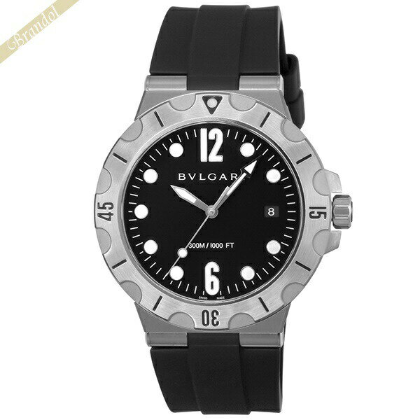 《10%OFFクーポン_25日23:59迄》ブルガリ 腕時計 BVLGARI メンズ ディアゴノ 41mm 自動巻き ブラック DP41BSVSD | ブランド