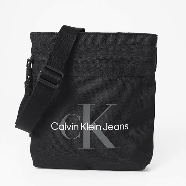 《P10倍_5日23:59迄》カルバンクライン ジーンズ ショルダーバッグ Calvin Klein Jeans ロゴ サコッシュ ブラック K50K511097 BDS メンズ | ブランド