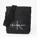 《ポイント5倍_8日23:59迄》カルバンクライン ジーンズ ショルダーバッグ Calvin Klein Jeans ロゴ サコッシュ ブラック K50K511097 BDS メンズ | ブランド