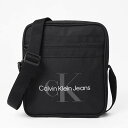 《ポイント5倍_8日23:59迄》カルバンクライン ジーンズ ショルダーバッグ Calvin Klein Jeans ロゴ ミニバッグ ブラック K50K511098 BDS メンズ | ブランド