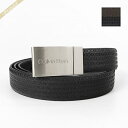 カルバンクライン ベルト（メンズ） 《最大4000円クーポン_6日23:59迄》Calvin Klein カルバンクライン ベルト 本革 交換用バックル付 リバーシブル ブラック×ブラウン 11CK020017-014