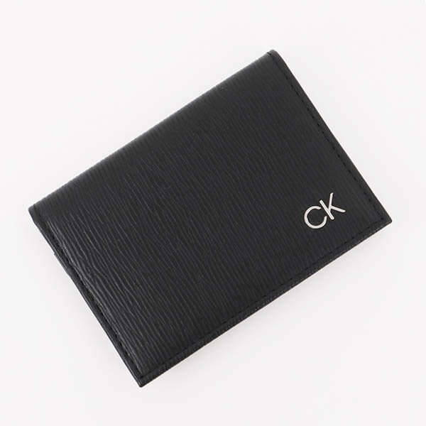 カルバンクライン 名刺入れ（メンズ） 《最大3000円クーポン_29日11:59迄》カルバンクライン Calvin Klein 名刺入れ CKロゴ カードケース ブラック メンズ 31CK200002 | ブランド