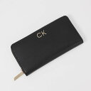 《最大4000円クーポン_6日23:59迄》カルバンクライン ラウンドファスナー長財布 Calvin Klein ブラック メンズ・レディース K60K609699BAX | ブランド