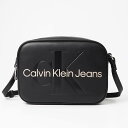 《クーポン配布中_29日17:59迄》カルバンクライン ジーンズ ショルダーバッグ Calvin Klein Jeans ロゴ カメラバッグ ブラック K60K610275 01F メンズ | ブランド