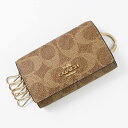 コーチ キーケース COACH シグネチャー ファイブリング ベージュ CZ274 IMXHE レディース | ブランド