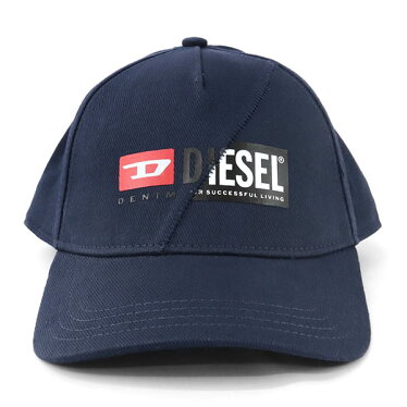 【楽天市場】《最大3500円クーポン_16日23:59迄》ディーゼル 帽子 DIESEL ロゴ ベースボールキャップ ネイビー A00584