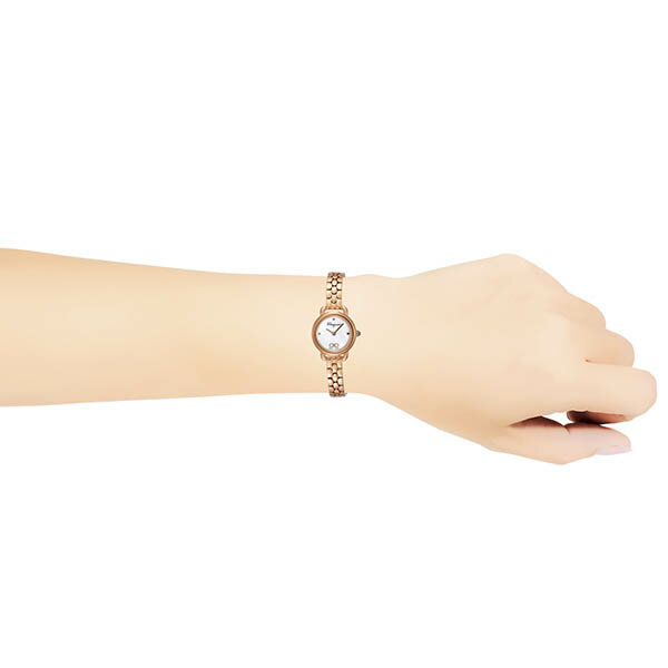 フェラガモ 腕時計 Ferragamo レディース VARINA 22mm ホワイトパール×ピンクゴー...