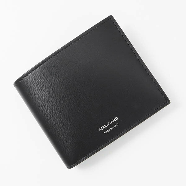 フェラガモ 財布（メンズ） フェラガモ 二つ折り財布 Ferragamo レザー ブラックメンズ 661329 770094 NERO | ブランド