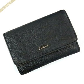 《最大2000円クーポン配布中_24日10:59迄》フルラ 三つ折り財布 FURLA BABYLON バビロン レザー ウォレット ブラック PCZ0UNO HSF000 O6000 | 2022年春夏新作 2022SS ブランド