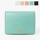 《最大4000円クーポン_6日23:59迄》フルラ 二つ折り財布 FURLA CAMELLIA カメリア ブラック/ベージュ/ピンク/エメラルドグリーン/ホワイト WP00304 ARE000 レディース | ブランド