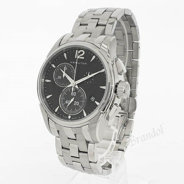 ハミルトン メンズ腕時計 HAMILTON ジャズマスター クロノグラフ 42mm ブラック×シルバー H32612131 | ブランド【最大2500円クーポン7/19 0:59迄】