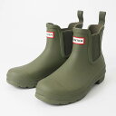 ハンター レインシューズ HUNTER レディース オリジナル チェルシーブーツ 22cm〜25cm オリーブ WFS2078RMA OVL / Olive |...