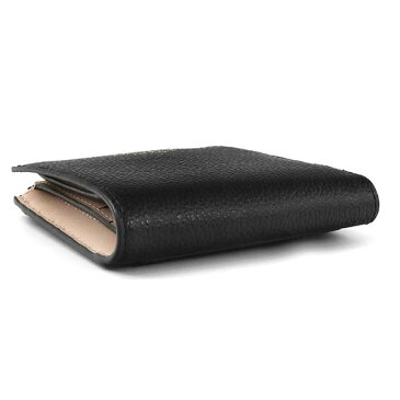 《最大1500円クーポン_24日23:59迄》ケイトスペード 二つ折り財布 kate spade レディース L字ファスナー レザー ブラック×ピンクベージュ WLRU6253 012 | ブランド