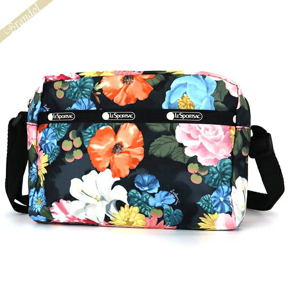 レスポートサック ショルダーバッグ LeSportsac レディース MINI CROSSBODY 花柄 ブラック系マルチカラー 2434 F464 | ブランド