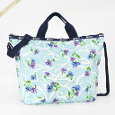 レスポートサック トートバッグ LeSportsac DELUXE EASY CARRY TOTE 2wayショルダーバッグ 花柄 ライトブルー系 レディース 4360 G823