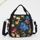 LeSportsac レスポートサック ショルダーバッグ SMALL JENNI 2way ミニトートバッグ 花柄 ブラック系マルチカラー 8056 E477