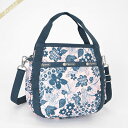 《クーポン配布中_29日17:59迄》LeSportsac レスポートサック ショルダーバッグ SMALL JENNI 2way ミニトートバッグ ボタニカル柄 ピンク×ブルー 8056 E483