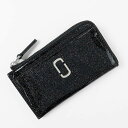 マークジェイコブス 小銭入れ MARC JACOBS ザ コーテッド グリッター J マーク フラグメントケース ブラック系 2R4SMP025S03 001 レディース | ブランド